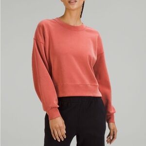 Lululemon Softstreme Perfectly Oversized Cropped Crew Sweatshirt
